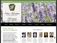 Tablet Screenshot of hellerhoenstinefuneralhome.com